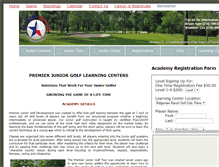 Tablet Screenshot of premierjgtour.com